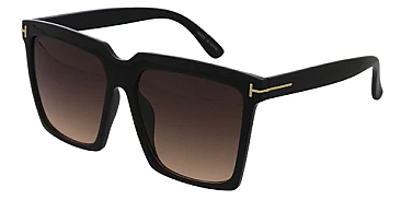 Pack of 12 Gold T Square Sunglasses