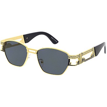 Pack of 12 Unique Greek Inspired Rectangular Sunglasses