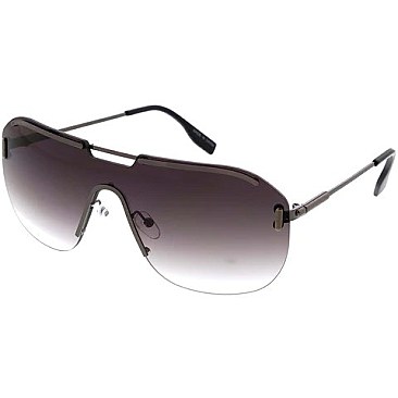 Pack of 12 Fashion Unique RIMLESS Sunglasses