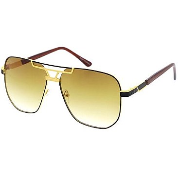 Pack of 12 Fashion Unique Frame Unisex Aviator Sunglasses