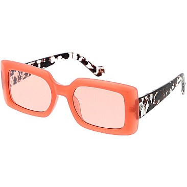 Pack of 12 Retro Thick Framed Rectangular Glasses