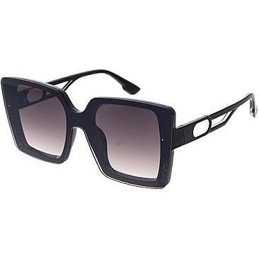 Pack of 12 Oversized Square Sunglasses W Stones