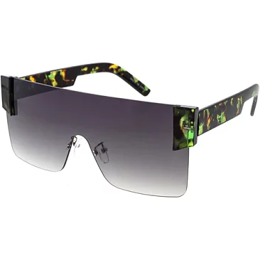 Pack of 12 TRENDY SHIELD SUNGLASSES