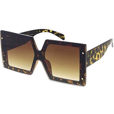 Pack of 12 HIGH FASHION SQUARE SUNGLASSES