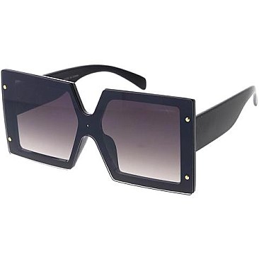 Pack of 12 HIGH FASHION SQUARE SUNGLASSES