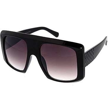 Pack of 12 Oversized Retro Wrap Around Sunglasses