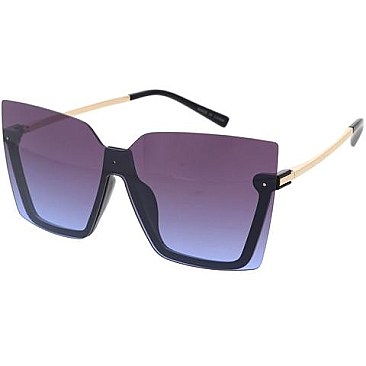 Pack of 12 Large Frameless Butterfly Sunglasses