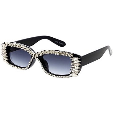 Pack of 12 STYLISH SPARKLING RHINESTONE SUNGLASSES