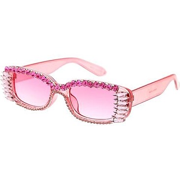 Pack of 12 STYLISH SPARKLING RHINESTONE SUNGLASSES