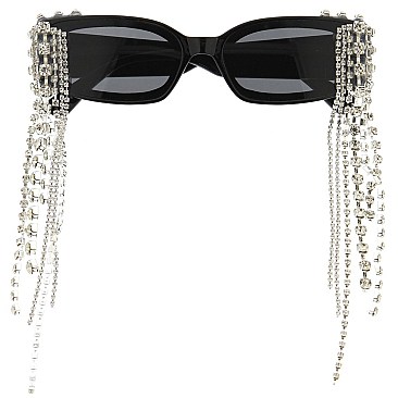 Pack of 12  Rhinestone Tassel Sunglasses