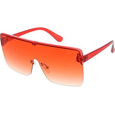 Pack of 12 Gradient Shield Sunglasses