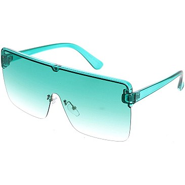Pack of 12 Gradient Shield Sunglasses