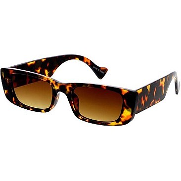 Pack of 12 Translucent Frame Print Temples Fashion Sunglasses