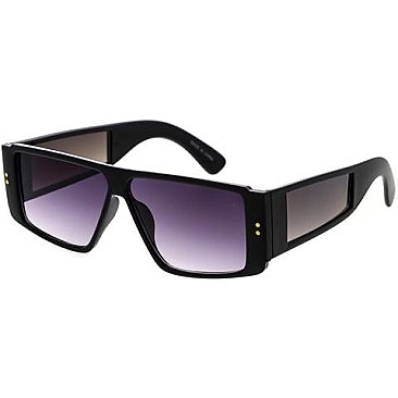 Pack of 12 Unique Lensed Temples Fashion Sunglasses