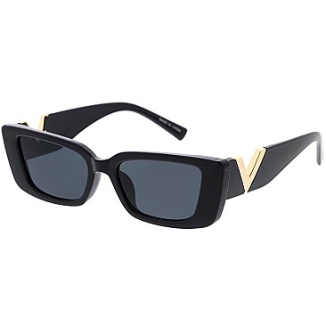 Pack of 12 Classic Retro N Rectangular Sunglasses