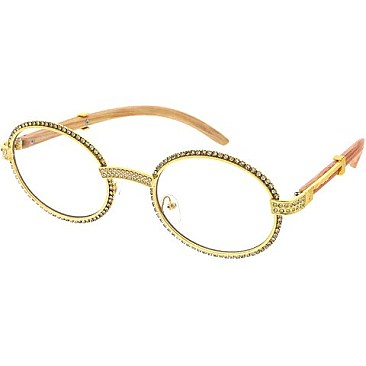 Pack of 12 Rhinestone Round Sunglasses