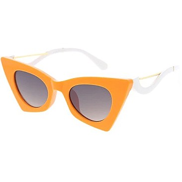 Pack of 12 Cat Eye Bulky Style Sunglasses