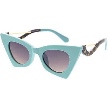 Pack of 12 Cat Eye Bulky Style Sunglasses