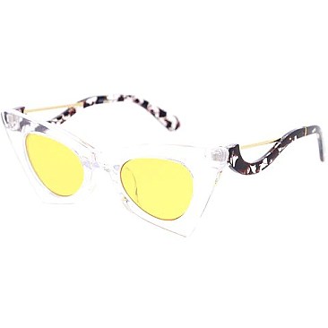 Pack of 12 Cat Eye Bulky Style Sunglasses