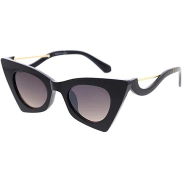 Pack of 12 Cat Eye Bulky Style Sunglasses