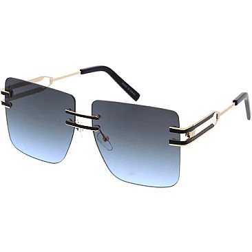 Pack of 12  Double Bar Square Sunglasses