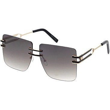 Pack of 12  Double Bar Square Sunglasses