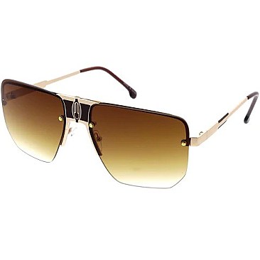 Pack of 12 Tinted Fashion Aviator Sunglasses