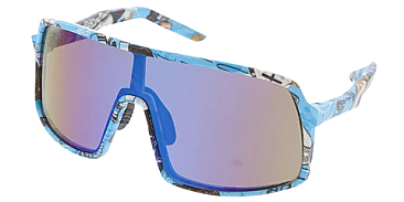 Pack of 12 Mix Color Frame Oversize Curve Sport Sunglasses