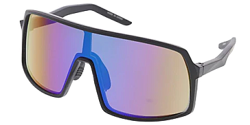 Pack of 12 Mix Color Frame Oversize Curve Sport Sunglasses