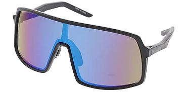 Pack of 12 Mix Color Frame Oversize Curve Sport Sunglasses