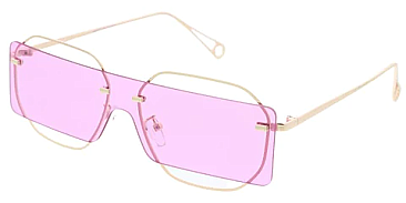Pack of 12 Rimless Shade Iconic Sunglasses