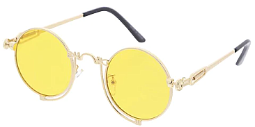 Pack of 12 Mix Tint Round Sunglasses