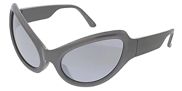 Pack of 12 Alien Oval Sunglasses - Punk Eyewear