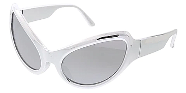 Pack of 12 Alien Oval Sunglasses - Punk Eyewear