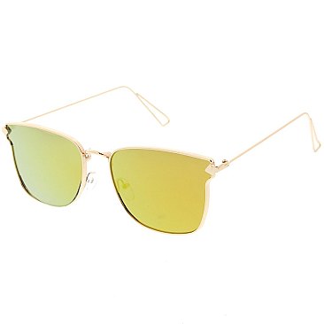 Pack of 12 Women's Metal Fashion Sunglasses