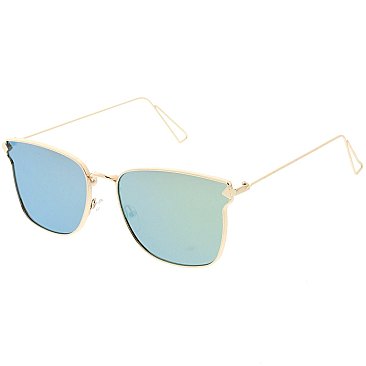 Pack of 12 Women's Metal Fashion Sunglasses