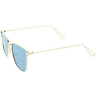 Pack of 12 Women's Metal Fashion Sunglasses