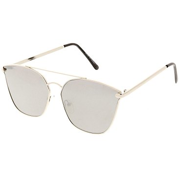 Pack of 12 Women's Compact Metal Frame Sunglasses
