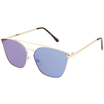 Pack of 12 Women's Compact Metal Frame Sunglasses