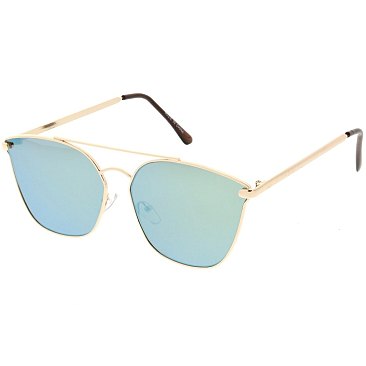 Pack of 12 Women's Compact Metal Frame Sunglasses