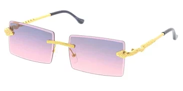 Pack of 12 Twisted Snake Gradient Sunglasses