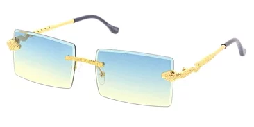Pack of 12 Twisted Snake Gradient Sunglasses