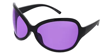 PACK of 12 Oversized Round Punk  Sunglasses