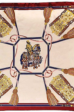 SQUARE GRECIAN SILKY BANDANA
