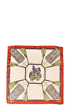 SQUARE GRECIAN SILKY BANDANA