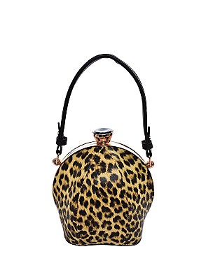 Leopard Print Sphere Satchel MH-SB707