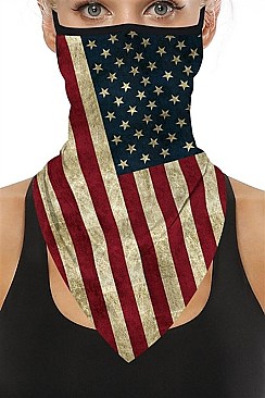 PACK OF 12 CLASSIC ASSORTED COLOR AMERICAN FLAG