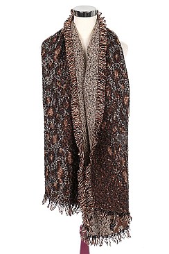 FASHION ANIMAL PRINT LARGE SCARF FM-SCHAL49