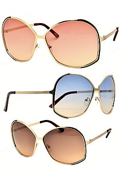 PACK OF 12 ASSORTED COLOR FASHION SUNGLASSES