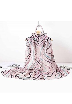 Pack of 12 Trendy Assorted Lightweight Fashion Scarf